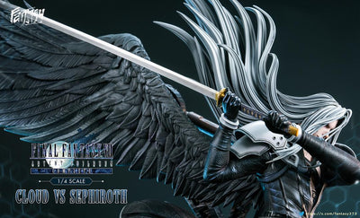 Final Fantasy VII Remake - Cloud vs. Sephiroth Statue