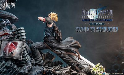 Final Fantasy VII Remake - Cloud vs. Sephiroth Statue