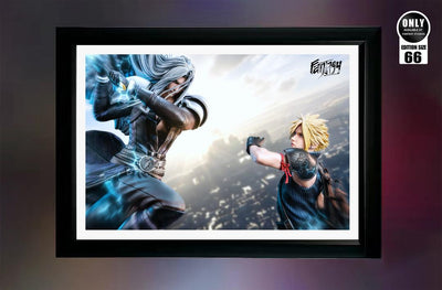 Final Fantasy VII Remake - Cloud vs. Sephiroth Statue