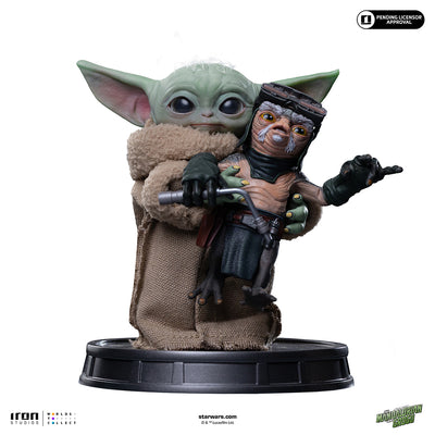 Grogu w/ Babu Frik (No Squeezy) Statue