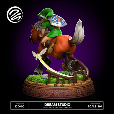 Link and Epona 1/4 Scale Statue by Dream Studio