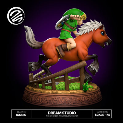 Link and Epona 1/4 Scale Statue by Dream Studio