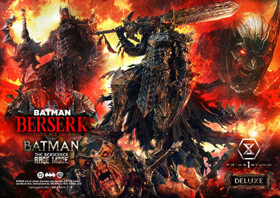 Batman: the Berserker Rage Mode (Deluxe Bonus) 1/4 Scale Statue