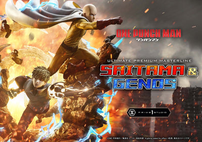 One Punch Man - Saitama & Genos (Regular) 1/4 Scale Statue