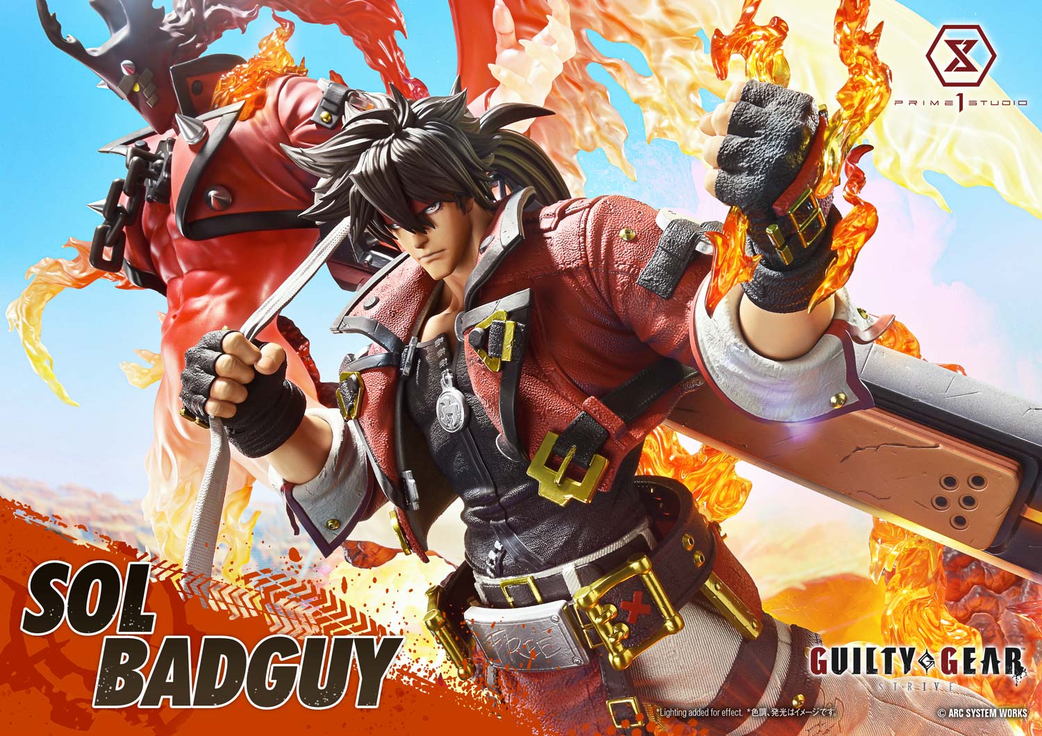 guilty gear strive figures Ultimate Premium Masterline Guilty Gear -STRIVE- Sol Badguy Bonus Version