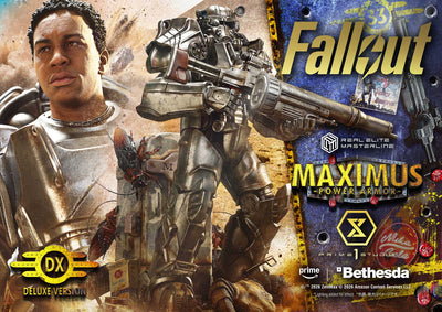 Fallout - Maximus Power Armor (Deluxe Bonus) 1/4 Scale Statue