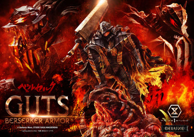 Berserk - Grunbeld vs. Guts - Guts, Berserker Armor (Deluxe Bonus) 1/4 Scale Statue