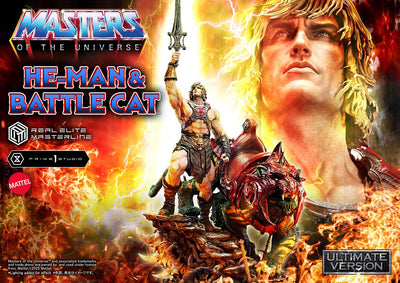 Masters Of The Universe: He-Man & Battle Cat Ultimate Bonus Version 1/4 Scale Statue
