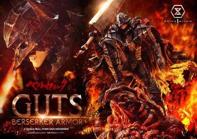 Berserk - Grunbeld vs. Guts - Guts, Berserker Armor (Regular) 1/4 Scale Statue