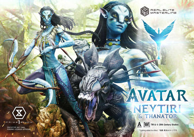 Avatar - Neytiri & Thanator (Regular) 1/4 Scale Statue