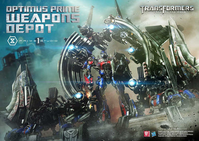 Transformers: Darkside of the Moon - Optimus Prime Weapons Depot (Bonus) Statue