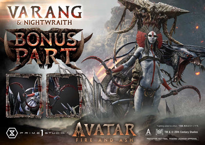 Avatar: Fire and Ash - Varang & Nightwraith (Bonus) 1/4 Scale Statue
