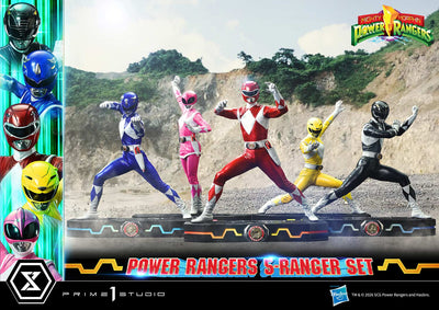 Mighty Morphin Power Rangers (Regular) 5-Ranger 1/4 Scale Statue Set