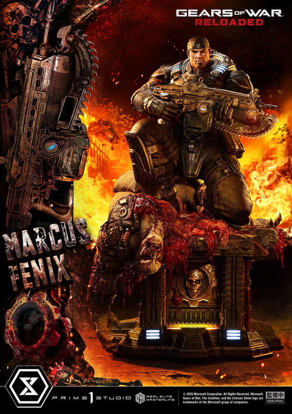 gears of war 3 marcus fenix Gears of War: Reloaded - Marcus Fenix (Regular) 1/3 Scale Statue