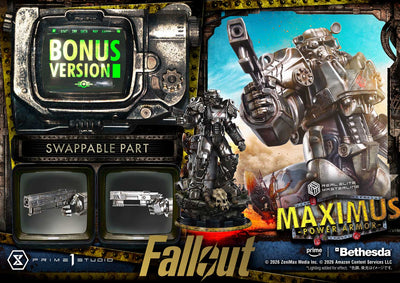 Fallout - Maximus Power Armor (Deluxe Bonus) 1/4 Scale Statue