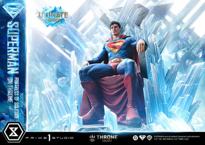 Superman Fortress of Solitude on Throne (Ultimate) 1/4 Scale Statue