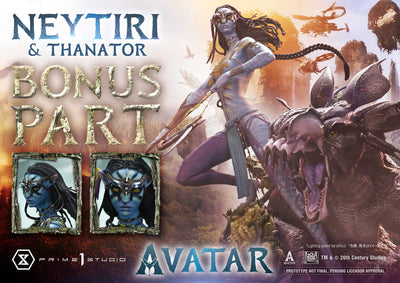 Avatar - Neytiri & Thanator (Deluxe Bonus) 1/4 Scale Statue