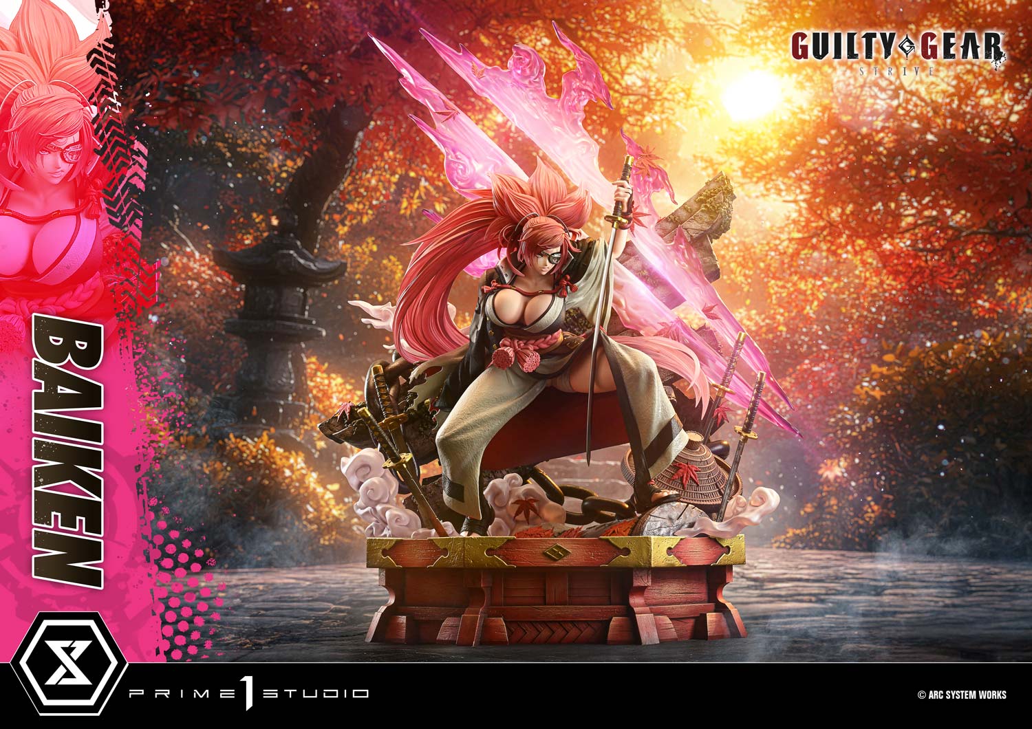 guilty gear baiken Guilty Gear -Strive- -Baiken (Regular) 1/4 Scale Statue