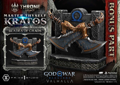 God of War Ragnarök: Valhalla - Master Thyself Kratos & Young Kratos (Bonus) 1/3 Scale Statue Set