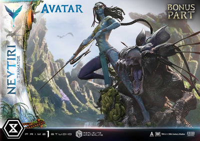 Avatar - Neytiri & Thanator (Deluxe Bonus) 1/4 Scale Statue