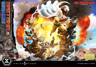 One Punch Man - Saitama & Genos (Deluxe Bonus) 1/4 Scale Statue