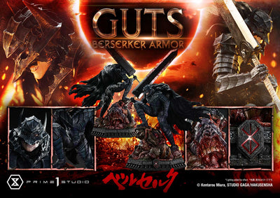 Berserk - Grunbeld vs. Guts - Guts, Berserker Armor (Regular) 1/4 Scale Statue