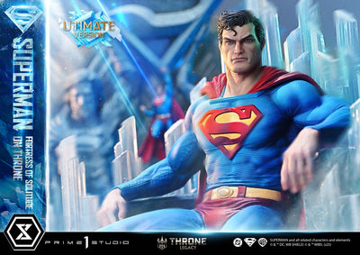 Superman Fortress of Solitude on Throne (Ultimate) 1/4 Scale Statue