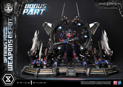 Transformers: Darkside of the Moon - Optimus Prime Weapons Depot (Bonus) Statue