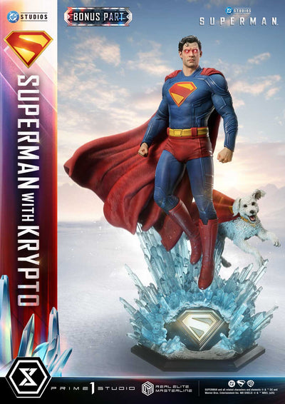 Superman (2025) - Superman with Krypto (Bonus) 1/3 Scale Statue