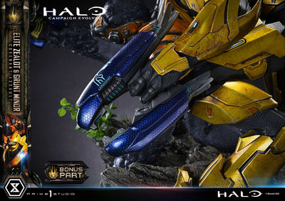Halo: Campaign Evolved - Elite Zealot & Grunt Minor: Covenant Assault (Bonus) 1/4 Scale Statue