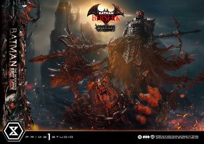 Batman: the Berserker Rage Mode (Deluxe Bonus) 1/4 Scale Statue