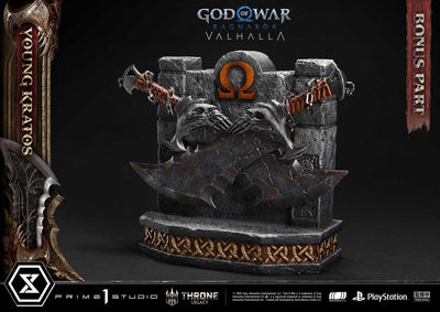 God of War Ragnarök: Valhalla - Master Thyself Kratos & Young Kratos (Bonus) 1/3 Scale Statue Set