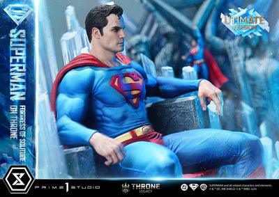 Superman Fortress of Solitude on Throne (Ultimate) 1/4 Scale Statue
