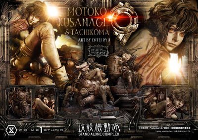 Ghost in the Shell: SAC - Motoko Kusanagi & Tachikoma by Entei Ryu (Regular) 1/4 Scale Statue