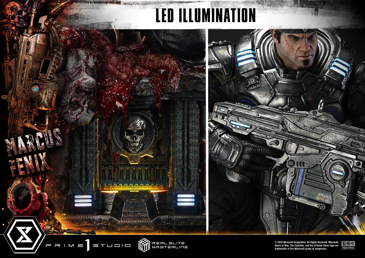 gears 5 marcus Gears of War: Reloaded - Marcus Fenix (Regular) 1/3 Scale Statue