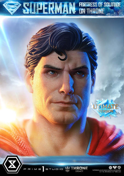 Superman Fortress of Solitude on Throne (Ultimate) 1/4 Scale Statue