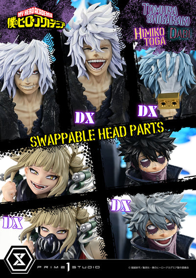 My Hero Academia - Tomura Shigaraki, Dabi, and Himiko Toga (Deluxe) 1/4 Scale Statue