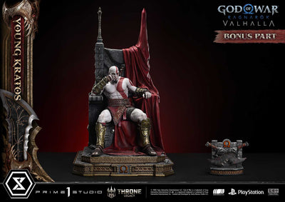God of War Ragnarök: Valhalla - Master Thyself Kratos & Young Kratos (Bonus) 1/3 Scale Statue Set