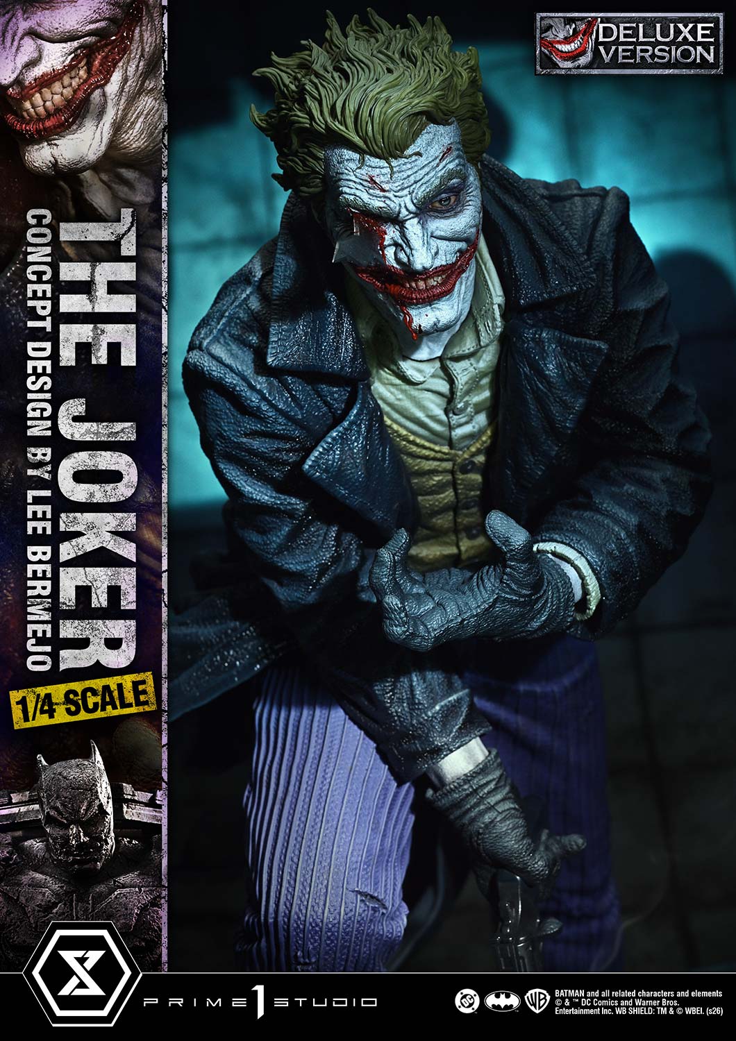 The Joker (by Lee Bermejo - Deluxe Bonus) 1/4 Scale Statue - Spec