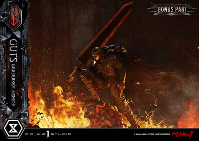 Berserk - Grunbeld vs. Guts - Guts, Berserker Armor (Deluxe Bonus) 1/4 Scale Statue