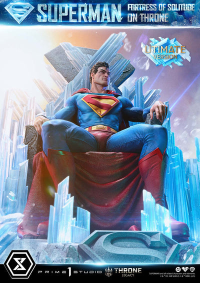 Superman Fortress of Solitude on Throne (Ultimate) 1/4 Scale Statue