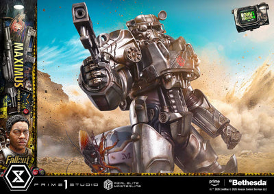 Fallout - Maximus Power Armor (Deluxe Bonus) 1/4 Scale Statue