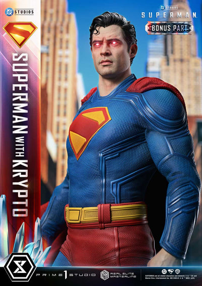 Superman (2025) - Superman with Krypto (Bonus) 1/3 Scale Statue