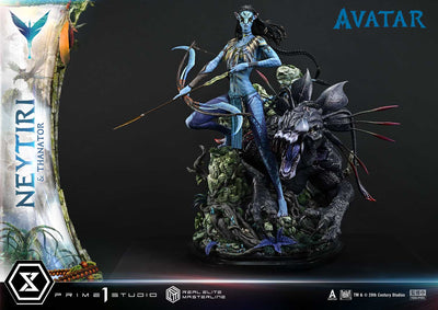 Avatar - Neytiri & Thanator (Regular) 1/4 Scale Statue