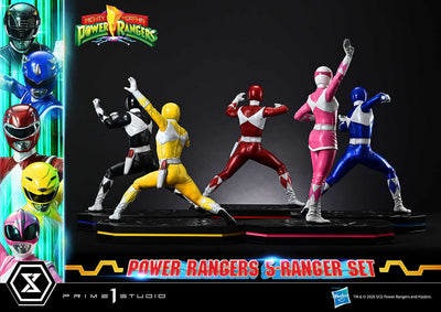 Mighty Morphin Power Rangers (Regular) 5-Ranger 1/4 Scale Statue Set