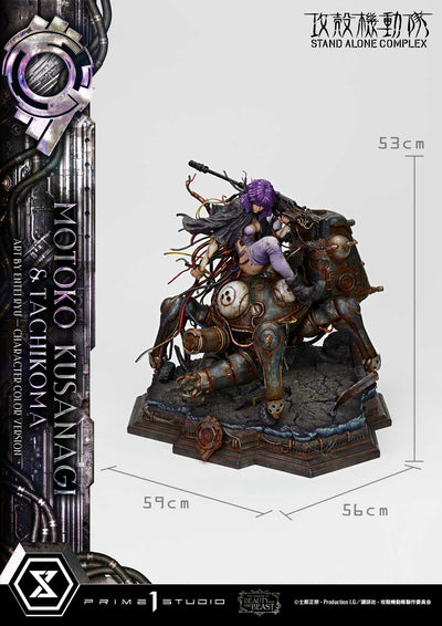 Ghost in the Shell: SAC - Motoko Kusanagi & Tachikoma by Entei Ryu (Color - Regular) 1/4 Scale Statue