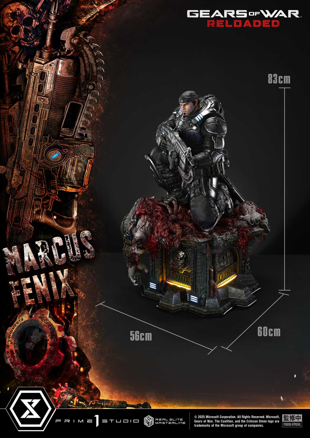 gears of war 3 marcus fenix Real Elite Masterline Gears of War: Reloaded Marcus Fenix Ultimate Bonus Version