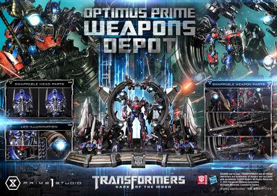Transformers: Darkside of the Moon - Optimus Prime Weapons Depot (Bonus) Statue