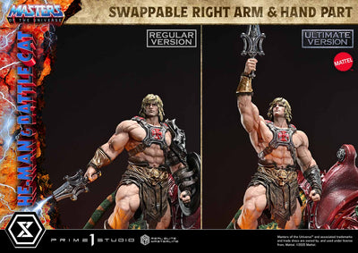 Masters Of The Universe: He-Man & Battle Cat Ultimate Bonus Version 1/4 Scale Statue