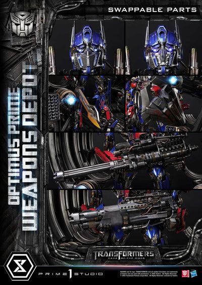 Transformers: Darkside of the Moon - Optimus Prime Weapons Depot (Bonus) Statue
